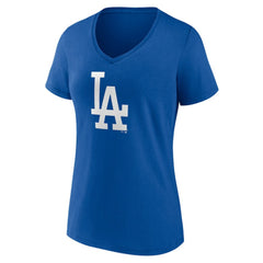 Shohei Ohtani Los Angeles Dodgers Women's Player Name & Number V-Neck T-Shirt - Royal