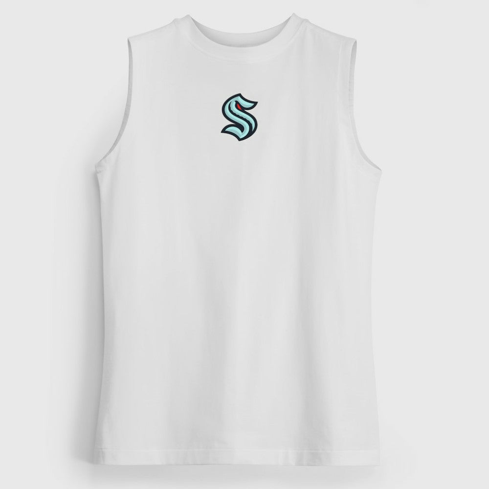 Seattle Kraken lululemon Women's All Yours Organic Cotton Tank Top White
