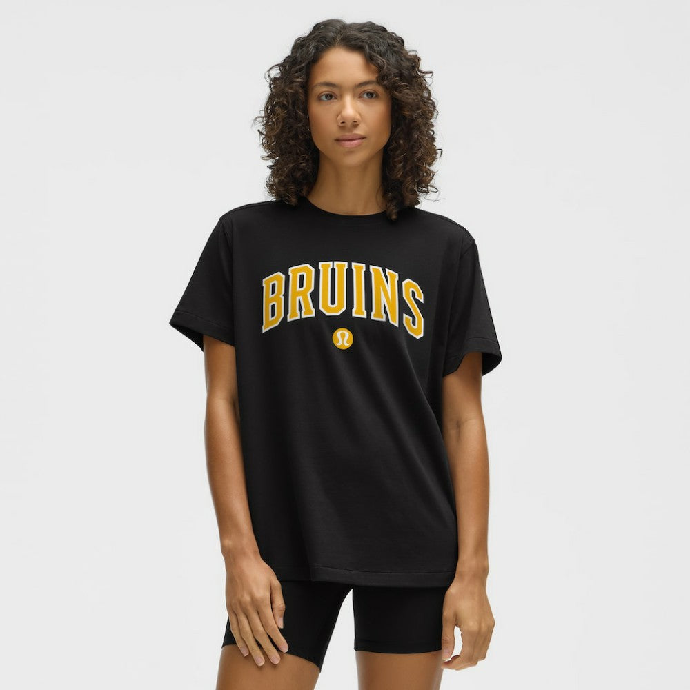 Boston Bruins lululemon Women's All Yours Organic Cotton T-Shirt Black