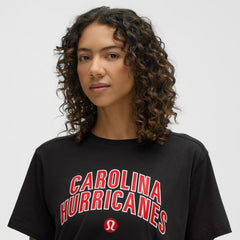 Carolina Hurricanes lululemon Women's All Yours Organic Cotton T-Shirt Black