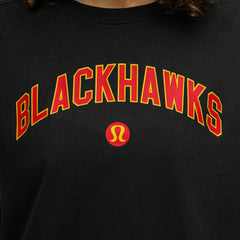 Chicago Blackhawks lululemon Women's All Yours Organic Cotton T-Shirt Black