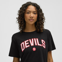 New Jersey Devils lululemon Women's All Yours Organic Cotton T-Shirt Black