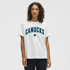 Vancouver Canucks lululemon Women's All Yours Organic Cotton T-Shirt White