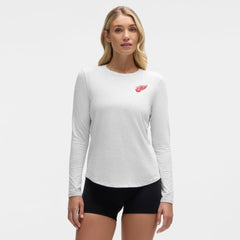 Detroit Red Wings lululemon Women's Love Long Sleeve T-Shirt Heathered Core Ultra Light Grey