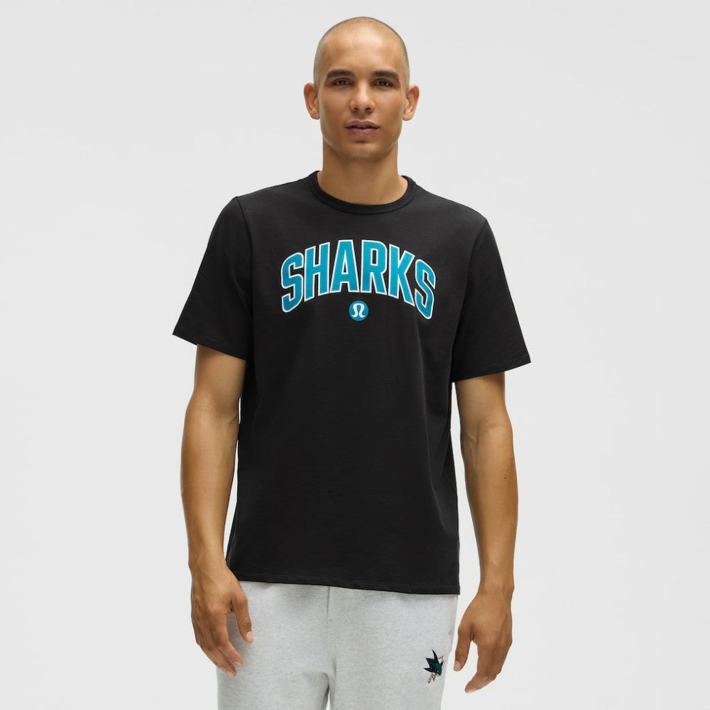 San Jose Sharks lululemon Organic Cotton Classic-Fit T-Shirt Black