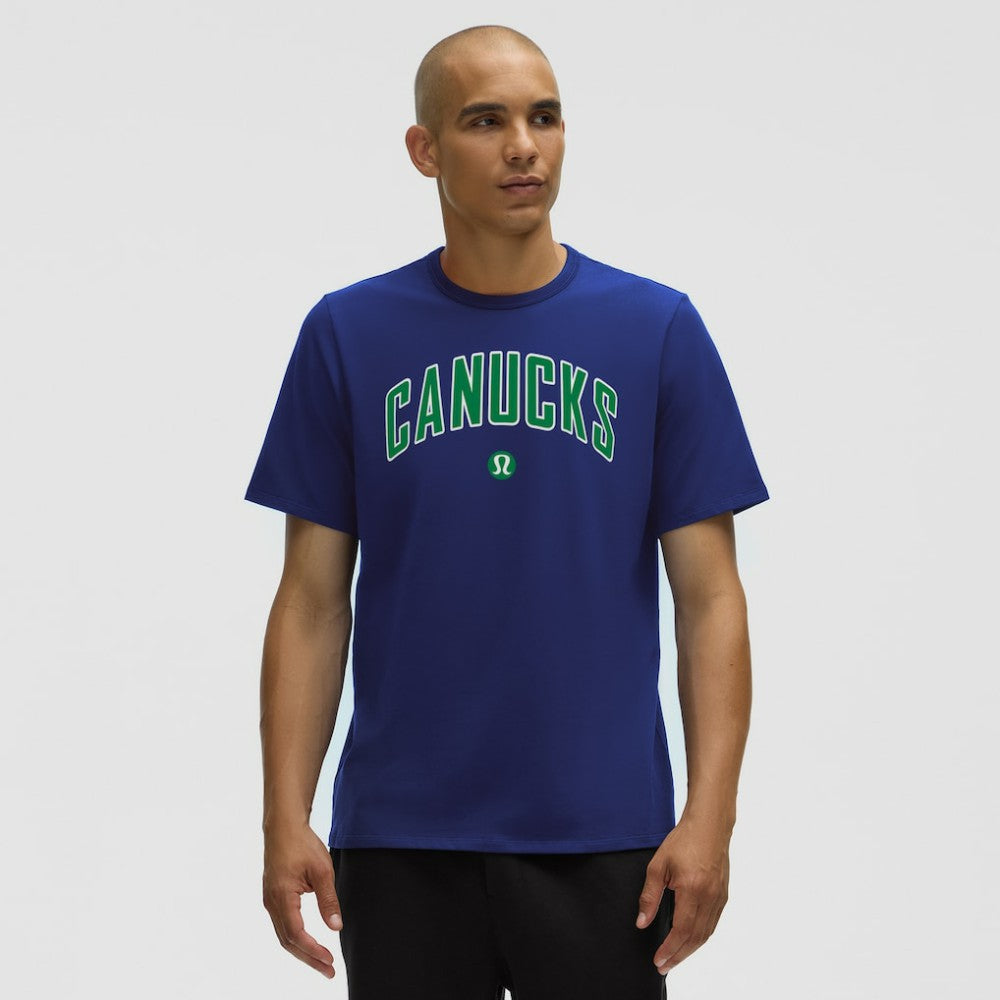 Vancouver Canucks lululemon Organic Cotton Classic-Fit T-Shirt Larkspur