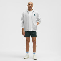 San Jose Sharks lululemon Steady State Full-Zip Hoodie Heathered Core Ultra Light Grey