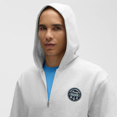 Seattle Kraken lululemon Steady State Full-Zip Hoodie Heathered Core Ultra Light Grey