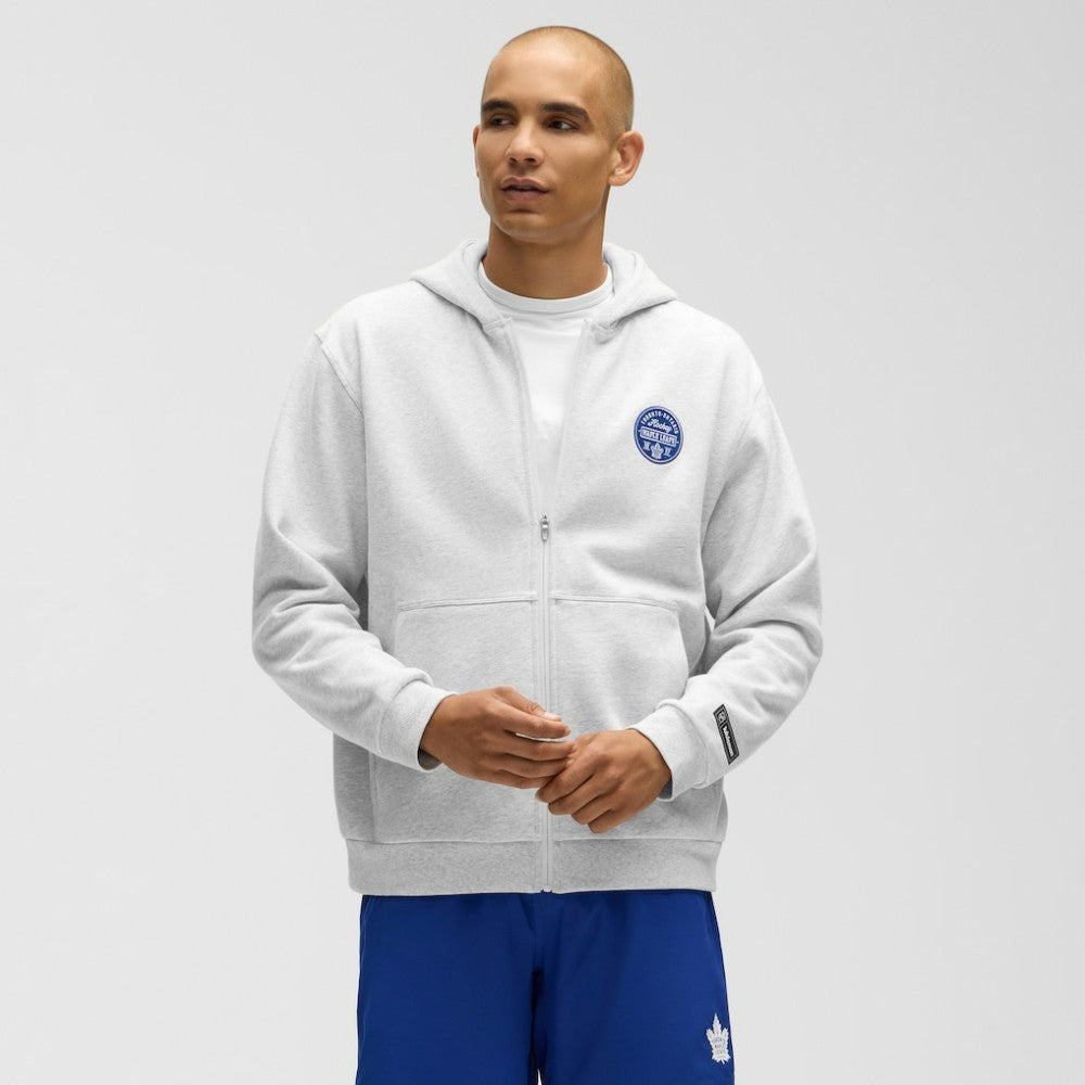 Toronto Maple Leafs lululemon Steady State Full-Zip Hoodie Heathered Core Ultra Light Grey