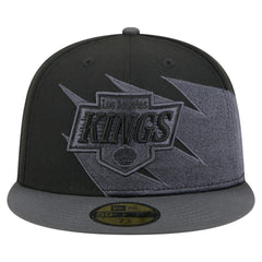 Los Angeles Kings New Era Spikes 59FIFTY Fitted Hat Black