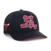 Chicago Bulls Brand Seen by '47 Sorry I Was Hooping Hitch Adjustable Hat - Black | 47 brand shop