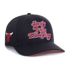 Chicago Bulls Brand Seen by '47 Sorry I Was Hooping Hitch Adjustable Hat - Black | 47 brand shop