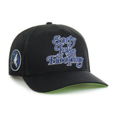 Minnesota Timberwolves Brand Seen by '47 Sorry I Was Hooping Hitch Adjustable Hat - Black | 47 brand on sale