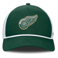 Detroit Red Wings Fanatics Bermuda A-Frame Adjustable Hat Green/White