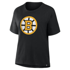 Boston Bruins Fanatics Women's Primary Logo Legacy T-Shirt Black