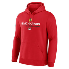 Chicago Blackhawks Fanatics Centennial Fleece Pullover Hoodie Red
