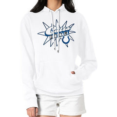 Indianapolis Colts Starter Women's Drive-In Sign Pullover Hoodie - White outlet