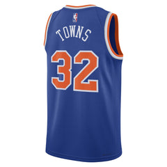 Karl-Anthony Towns New York Knicks Unisex Swingman Jersey - Icon Edition - Blue | Nike online