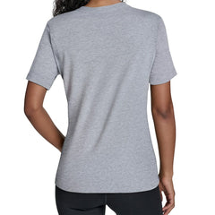 Dallas Cowboys Starter Women's Arch Stripe T-Shirt - Gray for sale