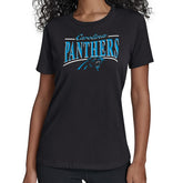 Carolina Panthers Starter Women's Arch Stripe T-Shirt - Black cheap