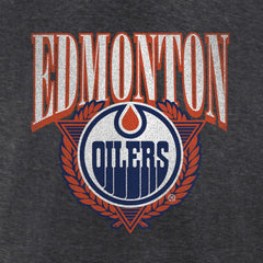 Edmonton Oilers Retro Seal T-Shirt Charcoal
