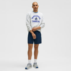 Vancouver Canucks lululemon Steady State Crew Heathered Core Ultra Light Grey