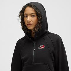 Carolina Hurricanes lululemon Women's Scuba Oversized Half-Zip Hoodie Black