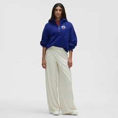 Edmonton Oilers lululemon Women's Scuba Oversized Half-Zip Hoodie Larkspur