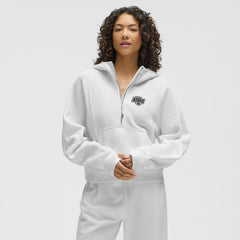 Los Angeles Kings lululemon Women's Scuba Oversized Half-Zip Hoodie Heathered Core Ultra Light Grey