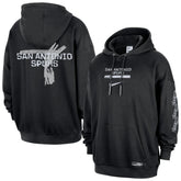 San Antonio Spurs Courtside Club Premium Hoodie - Black | Nike outlet