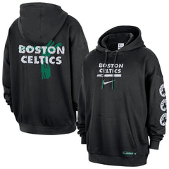 Boston Celtics Courtside Club Premium Hoodie - Black | Nike sale