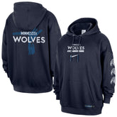 Minnesota Timberwolves Courtside Club Premium Hoodie - Navy | Nike online