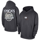 New York Knicks Jordan Brand Statement Jumpman Flight Premiere Hoodie - Anthracite sale