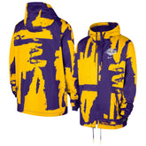Los Angeles Lakers Unisex Courtside Club Premium Woven Full-Zip Hooded Jacket - Purple | Nike discount