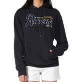 Baltimore Ravens Starter Women's Groovy Script Pullover Hoodie - Black online