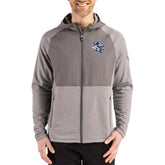 Buffalo Bills Cutter & Buck Peshastin Eco Fleece Recycled Raglan Full-Zip Tri-Blend Hybrid Jacket - Heather Gray for sale