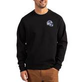 Buffalo Bills Cutter & Buck Helmet Roam Recycled Raglan Pullover Sweatshirt - Black for sale