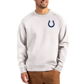 Indianapolis Colts Cutter & Buck Primary Logo Roam Recycled Raglan Pullover Sweatshirt - Gray cheap