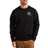 New Orleans Saints Cutter & Buck Helmet Roam Recycled Raglan Pullover Sweatshirt - Black discount