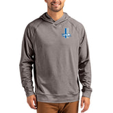 Detroit Lions Cutter & Buck Adapt Historic Knit Recycled Raglan Pullover Hoodie - Heather Gray sale