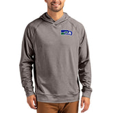 Seattle Seahawks Cutter & Buck Adapt Historic Knit Recycled Raglan Pullover Hoodie - Heather Gray outlet