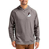 Arizona Cardinals Cutter & Buck Adapt Historic Knit Recycled Raglan Pullover Hoodie - Dark Heather Gray sale