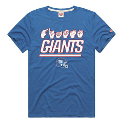 New York Giants Homage Unisex NFL ASL Collection by Love Sign Tri-Blend T-Shirt - Royal discount