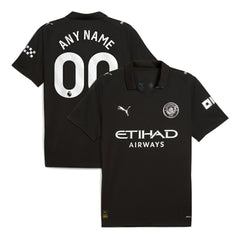 Manchester City 2025/26 Away Replica Custom Jersey - Black | Puma outlet