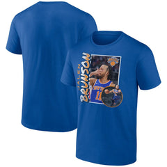Jalen Brunson New York Knicks '90s Player Graphic T-Shirt - Blue outlet