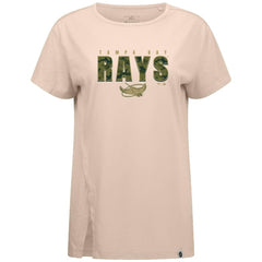 Tampa Bay Rays Levelwear Women's Influx Protect W T-Shirt - Khaki