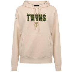Minnesota Twins Levelwear Women's Adorn Protect W Pullover Hoodie - Khaki