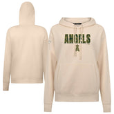 Los Angeles Angels Levelwear Women's Adorn Protect W Pullover Hoodie - Khaki