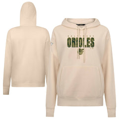 Baltimore Orioles Levelwear Women's Adorn Protect W Pullover Hoodie - Khaki