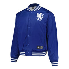 Chelsea Collegiate Sateen Full-Snap Jacket - Royal | Fanatics for sale